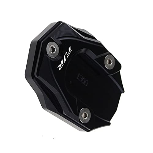 SDCVRE Für Yamaha FJR1300 FJR 1300 2001-2019 Motorrad CNC Aluminium Ständer Seitenständer Plattenverlängerung Ständer (Color : Black) von SDCVRE