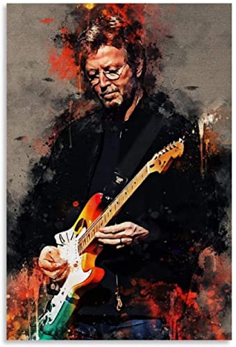 5D Diamant Painting Set FüR Erwachsene Und Kinder Eric Clapton 4 Musiker Gitarrist Poster DIY Diamond Painting Kristall Strass Diamant Stickerei GemäLde 15.7"x19.7"(40x50cm) Kein Rahmen von SDDLW1990