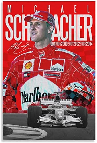 5D Diamant Painting Set FüR Erwachsene Und Kinder Michael-Schumacher Der beste F1-Rennfahrer DIY Diamond Painting Kristall Strass Diamant Stickerei GemäLde 11.8"x15.7"(30x40cm) Kein Rahmen von SDDLW1990