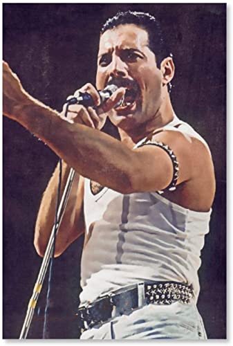 DIY 5d Diamant Malerei Kits FüR Erwachsene Und Kinder Freddy Mercury 1 Kreuzstich Art Kristall Strass Stickerei Painting 11.8"x15.7"(30x40cm) Kein Rahmen von SDDLW1990