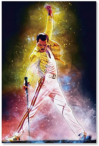 DIY 5d Diamant Malerei Kits FüR Erwachsene Und Kinder Freddy Mercury 1 Kreuzstich Art Kristall Strass Stickerei Painting 11.8"x15.7"(30x40cm) Kein Rahmen von SDDLW1990