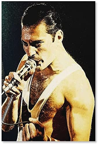 DIY 5d Diamant Malerei Kits FüR Erwachsene Und Kinder Freddy Mercury 1 Kreuzstich Art Kristall Strass Stickerei Painting 15.7"x19.7"(40x50cm) Kein Rahmen von SDDLW1990