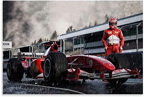 DIY Erwachsene Und Kinder Diamant Malerei Painting Kits Vollbohrer Michael Schumacher Legend Driver des F1-Rennens 5d Strass Bild Kristall Kunsthandwerk 15.7"x19.7"(40x50cm) Kein Rahmen von SDDLW1990