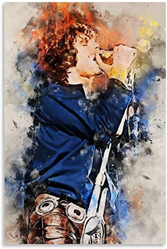 SDDLW1990 Leinwand Druck Poster Jim Morrison für Bürodekoration Wandkunst Kunstwerk Malerei Kunstdrucke Bild 23.6"x35.4"(60x90cm) Kein Rahmen von SDDLW1990
