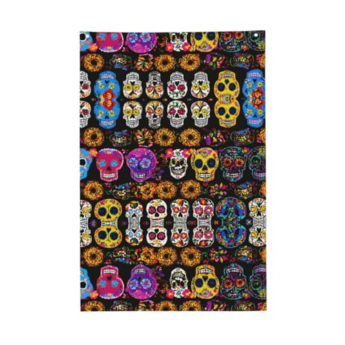 Flagge mit Rosenkopf, lebendige Farben, 60 x 91 cm, für den Außenbereich, Banner mit Ösen, hochwertiges Polyester Flagge mit Rosenkopf, lebendige Farben, 60 x 91 cm, für den Außenbereich, Banner mit Ösen, hochwertiges Polyester von SDEGTHO