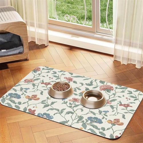 Futtermatte für Hunde und Katzen, saugfähig, Leder, 60 x 40 cm, Rosa Futtermatte für Hunde und Katzen, saugfähig, Leder, 60 x 40 cm, Rosa von SDEGTHO
