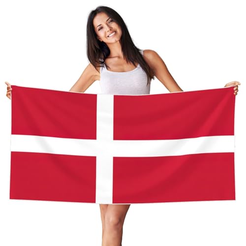 Hochwertige weiche Handtuch-Kollektion mit dänischer Flagge, Pool-Badetücher, zuverlässig für den täglichen Gebrauch von SDEGTHO