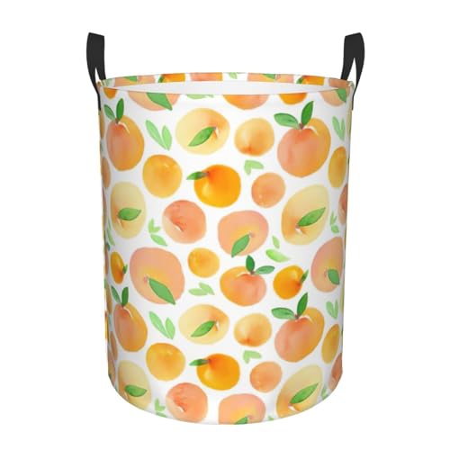Peach Printing Home Bequemer Wäschekorb, stehend, mit Griffen, Aufbewahrungslösung für mehrere Räume für Büro, Schlafzimmer Peach Printing Home Bequemer Wäschekorb, stehend, mit Griffen, Aufbewahrungslösung für mehrere Räume für Büro, Schlafzimmer von SDEGTHO