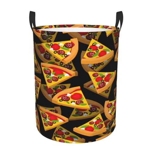 Pizza-3D-Druckkorb für Zuhause, bequem, mit Griffen, Aufbewahrungslösung für mehrere Räume für Büro, Schlafzimmer Pizza-3D-Druckkorb für Zuhause, bequem, mit Griffen, Aufbewahrungslösung für mehrere Räume für Büro, Schlafzimmer von SDEGTHO