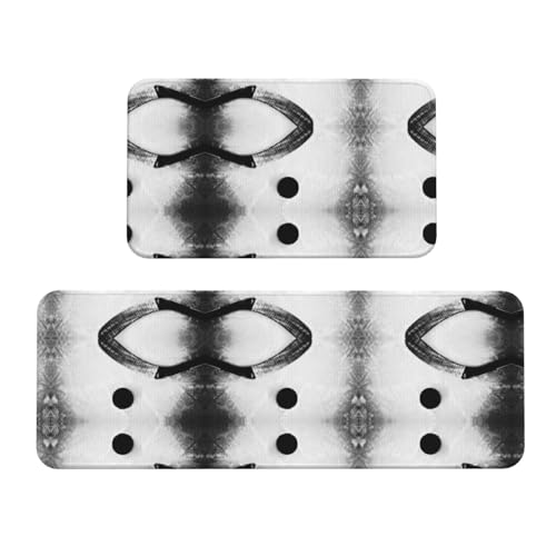 SDEGTHO Eishockey-Küchenmatten, 2 Stück, gepolsterte Küchenmatten für Boden, rutschfeste Matte für Küche, Boden SDEGTHO Eishockey-Küchenmatten, 2 Stück, gepolsterte Küchenmatten für Boden, rutschfeste Matte für Küche, Boden von SDEGTHO