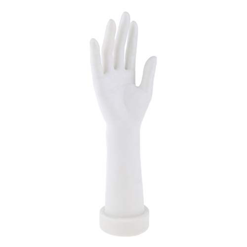 SDENSHI Weibliche Schaufensterpuppe Hände Arme Anzeige Biegbare Handschuhe Schmuck Modell, Weiß - Weiß Recht von SDENSHI