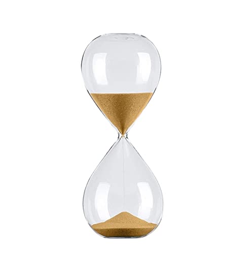 Sanduhr 1PC 45 Minuten Mundgeblasene Zeitschaltuhr Magnet Magnetische Sanduhr bastelt Sanduhr Sanduhr-Timer, Gold von SDETY