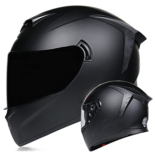 SDFGDFD Integralhelm Helm Helm für Motorräder Full-Face Motorcycle Helmet Tragbarer Integralhelme ECE/DOT-Zertifizierung Motorrad-Integralhelm von Homry