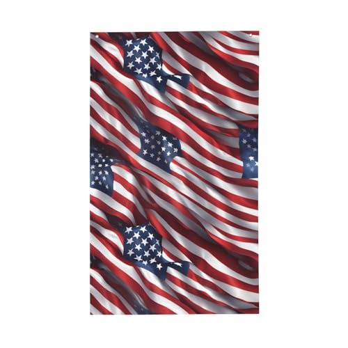 Amerikanische Flagge, leicht, dekorativ, saisonale Flaggen, für drinnen und draußen, für Terrasse, Rasen, Garten von SDFHU