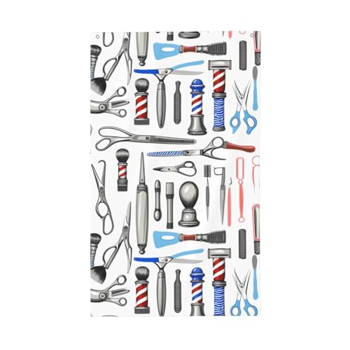 Barber Shop Monochromer Stil Druck Leichte Dekoration Flagge Saisonale Flaggen Indoor Outdoor Display Terrasse Rasen Garten von SDFHU