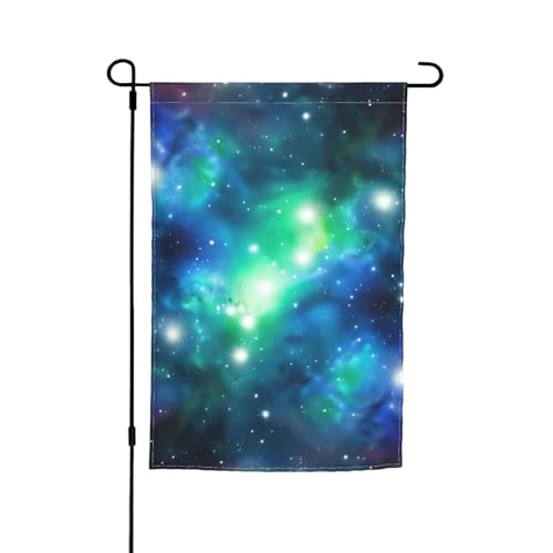 Gartenflagge mit Blumenmotiv, 30,5 x 45,7 cm, Grün, Blau, Lila, für den Außenbereich, dick, für Rasenflaggen Gartenflagge mit Blumenmotiv, 30,5 x 45,7 cm, Grün, Blau, Lila, für den Außenbereich, dick, für Rasenflaggen von SDFHU