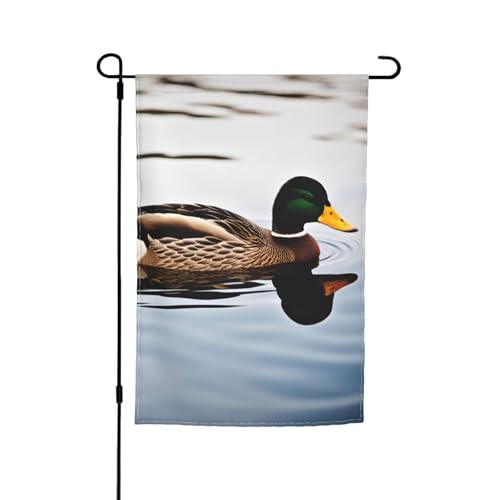 Gartenflagge mit Entenmuster, 30,5 x 45,7 cm, für alle Jahreszeiten, für den Außenbereich, dick, für Rasenflaggen Gartenflagge mit Entenmuster, 30,5 x 45,7 cm, für alle Jahreszeiten, für den Außenbereich, dick, für Rasenflaggen von SDFHU