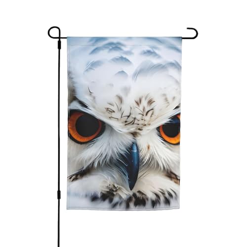Gartenflagge mit Schnee-Eulen-Augen, 30,5 x 45,7 cm, für alle Jahreszeiten, für den Außenbereich, dick, für Rasenflaggen Gartenflagge mit Schnee-Eulen-Augen, 30,5 x 45,7 cm, für alle Jahreszeiten, für den Außenbereich, dick, für Rasenflaggen von SDFHU