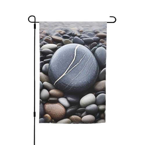 Gartenflagge mit Steindruck, 30,5 x 45,7 cm, für alle Jahreszeiten, für den Außenbereich, dick, für Rasenflaggen Gartenflagge mit Steindruck, 30,5 x 45,7 cm, für alle Jahreszeiten, für den Außenbereich, dick, für Rasenflaggen von SDFHU