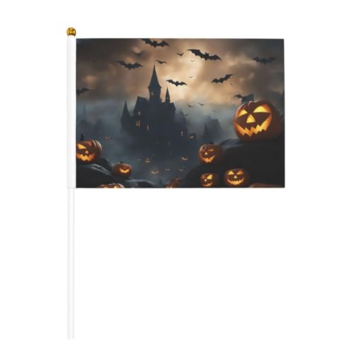Halloween-Fliegende Fledermäuse, 3 Drucke, praktische Handflagge, vielseitige Flaggen, Mastpartys, Paraden, Dekorationen, Urlaub von SDFHU