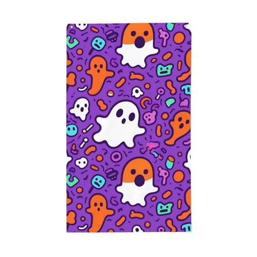 Halloween-Geister-Druck, leichte Dekor-Flagge, saisonale Flaggen, für Innen- und Außenbereich, Terrasse, Rasen, Garten von SDFHU