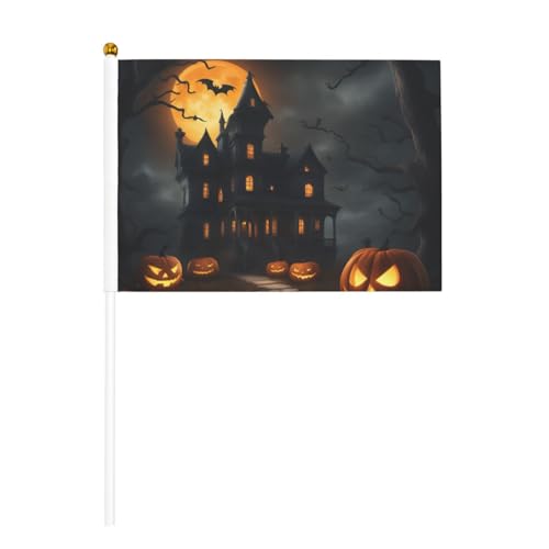 Halloween-Horror-Druck, praktische Handflagge, vielseitige Flaggen, Mastpartys, Paraden, Dekorationen, Urlaub von SDFHU