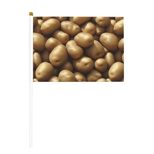 Handflagge mit Kartoffeldruck, vielseitige Flaggen, Mastpartys, Paraden, Dekorationen, Urlaub von SDFHU
