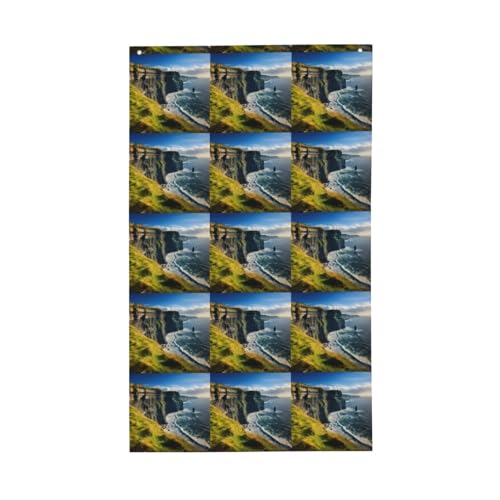 Irland Outdoor County Clare The Cliffs Print Leichte Dekorflagge Saisonale Flaggen Indoor Outdoor Display Terrasse Rasen Garten von SDFHU