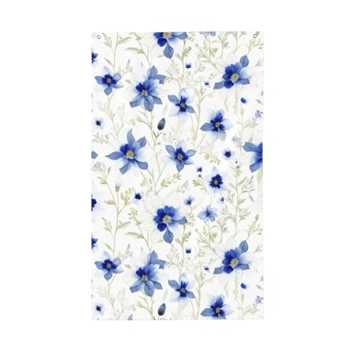 Kornblumen-Gänseblümchen-Druck, leicht, dekorativ, saisonale Flaggen, für drinnen und draußen, für Terrasse, Rasen, Garten von SDFHU