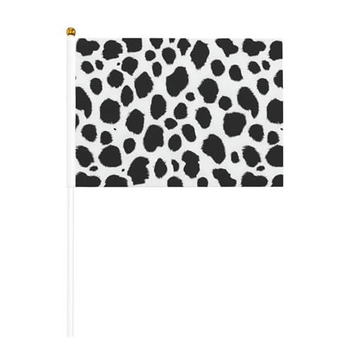 Kuh-Punkt-Druck, praktische Handflagge, vielseitige Flaggen, Mastpartys, Paraden, Dekorationen, Urlaub von SDFHU