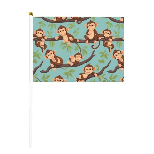Niedlicher Faultier-Druck, praktische Handflagge, vielseitige Flaggen, Mastpartys, Paraden, Dekorationen, Urlaub von SDFHU