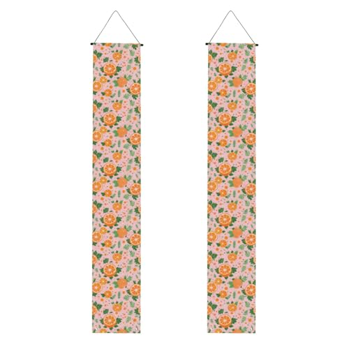 Obst-Orangen-Druck, lebendige Ästhetik, festliche Atmosphäre, Banner, Dekoration, Innen- und Außenbereich, Feiern von SDFHU