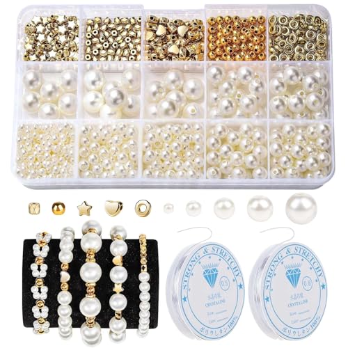 SDFLKAE 720 Stück Perlen für Armbänder Selber Machen Perlenset zum Auffädeln Bastelperlen DIY Set Erwachsene Perlenkette Schmuck Geschenke für Mädchen Schmuckherstellung SDFLKAE 720 Stück Perlen für Armbänder Selber Machen Perlenset zum Auffädeln Bastelperlen DIY Set Erwachsene Perlenkette Schmuck Geschenke für Mädchen Schmuckherstellung von SDFLKAE