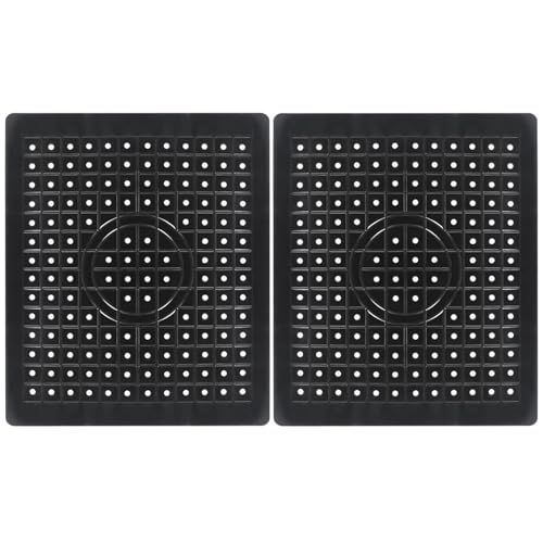 Sink Liner, Pack of 2 Rubber Sink Liners, Kitchen Sink Protector for Sink Protects The Surface of The Sink and Tableware 31,4 x 26cm Sink Liner, Pack of 2 Rubber Sink Liners, Kitchen Sink Protector for Sink Protects The Surface of The Sink and Tableware 31,4 x 26cm von SDFLKAE