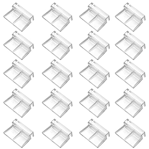 20 Stücke Aquarium Abdeckung, Aquarium Unterstützung Halter, Aquarium Glasabdeckung Clip, 6 mm Klar Acryl Universal Aquarium Acrylhalterung für Randlose Aquarien 20 Stücke Aquarium Abdeckung, Aquarium Unterstützung Halter, Aquarium Glasabdeckung Clip, 6 mm Klar Acryl Universal Aquarium Acrylhalterung für Randlose Aquarien von YANJINGHE