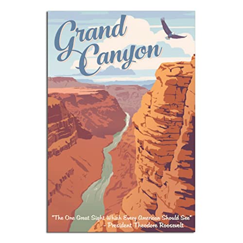 Grand Canyon Vintage-Reise-Poster, Poster, modernes Geschenk, Schlafzimmer dekorativ von SDFSF