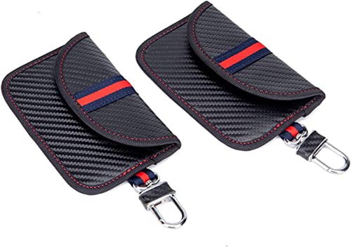 Abschirmbox, 1 x Faraday-Tasche, RFID-Signalblockierungstasche for Autoschlüssel, Schlüsseletui die Autosicherheit, Anti-Hacking-Etui(2pcs) von SDGBCXD
