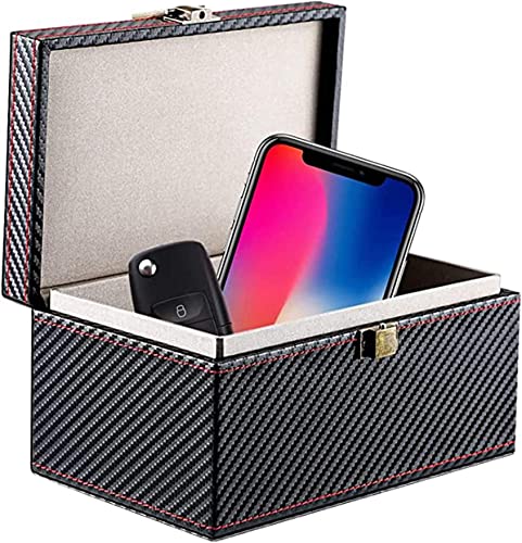 Abschirmbox, Signalblockierbox for Autoschlüssel, schlüsselloser Zugang, Autoschlüssel-Safe-Schutz, strahlungsgeschützte Handy-Blockiertasche von SDGBCXD