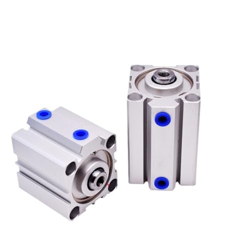 Der Zylinder, 1 Stück mit Magnet, kompakter doppeltwirkender dünner Zylinder, Bohrungsdurchmesser 16 mm (Farbe: Hub 70 mm, Größe: Bohrung 16 mm) von SDGBCXD