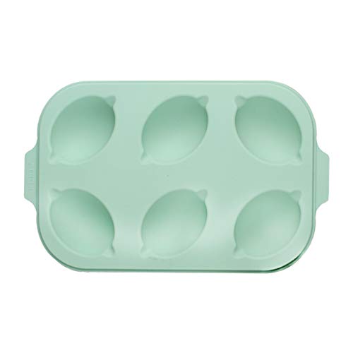 Eis am Stiel-Formen， 6 Löcher Silikon Kuchen Form Backen Gebäck Schokolade Muffin Eis-Creme Keks Kuchen Dekorieren Form Werkzeug von SDGBCXD