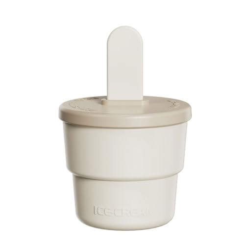 Eis am Stiel-Formen， Einfach zu verwendender Silikon-Eis am Stiel-Maker, innovative Leckerli-Formen, Eiscreme-Formen(White) von SDGBCXD