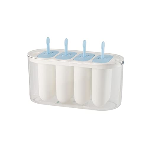 Eis am Stiel-Formen， Leicht zu lösende, wiederverwendbare Eiscremeform for Halten for Kinder. Leicht zu reinigen. Kann zerlegt werden.(Blue) von SDGBCXD