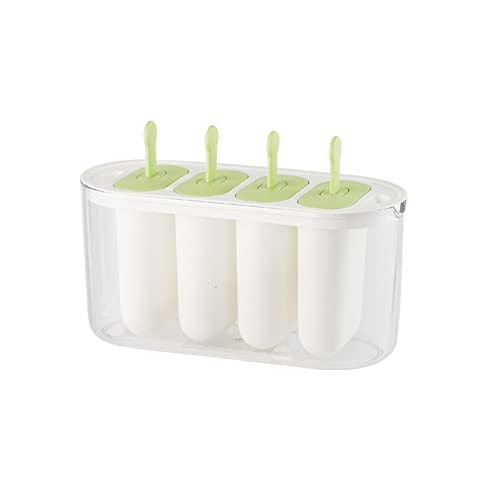 Eis am Stiel-Formen， Leicht zu lösende, wiederverwendbare Eiscremeform for Halten for Kinder. Leicht zu reinigen. Kann zerlegt werden.(Green) von SDGBCXD