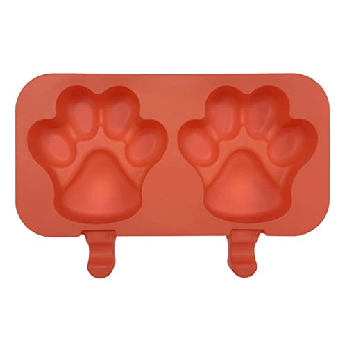 Eis am Stiel-Formen， Silikon-Eis for Formen, leicht zu lösendes Eis for Hersteller, wiederverwendbare Eis am Stiel-Tabletthalter zur Herstellung von Eiscreme F(Red,A) von SDGBCXD