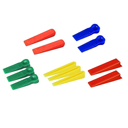 Fliesen-Nivellierer, 100 Stück wiederverwendbare Keil-Fliesenabstandshalter – 0,5–6 mm Spaltdichtung for Wandnivellierung und Werkzeuge for Keramikbodenfliesensysteme(10mm) von SDGBCXD