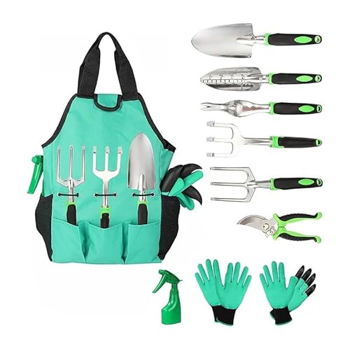 Gartengeräte， Rostfreies Gartenwerkzeug-Set for den Innen- und Außenbereich – perfektes Gartengeschenk for Männer und Frauen von SDGBCXD