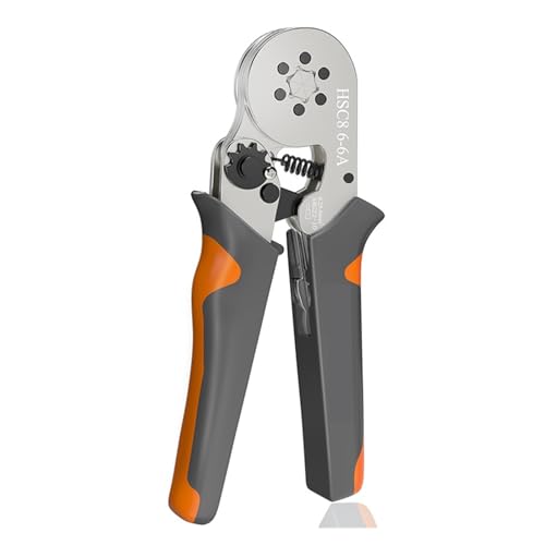 Isolierte Zange, Crimpzange HSC8 6-4A/6-6 Crimper Draht Mini Ferrule Crimper Werkzeuge Haushalt Elektrische Kit Rohr Terminal mit Box von SDGBCXD