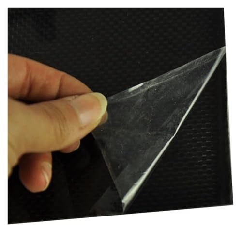 Kohlefaserplatte, 1 Stück 0,3 mm 100%, Plattenblatt 3K Leinwandbindung glänzend(10cmx50cm) von SDGBCXD