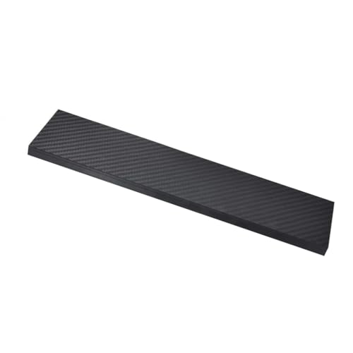 Kohlefaserplatte, 1 Stück 100 mm x 250 3K Kohlefaserplatten mit hoher Härte, Kohlefaser-Modellmaterial(2.5mm Twill Matte) von SDGBCXD