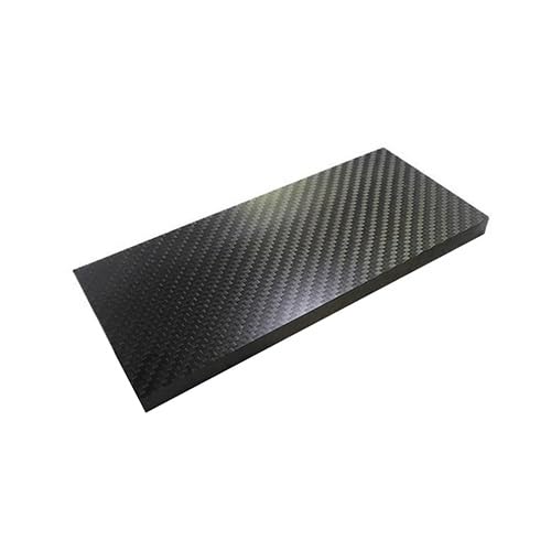 Kohlefaserplatte, 1 Stück 3K-Kohlefaserplatte, Dicke 0,2–6 mm, hochfeste Kohlefaserplatte, Kohlestreifen, flacher(10x15x280mm) von SDGBCXD